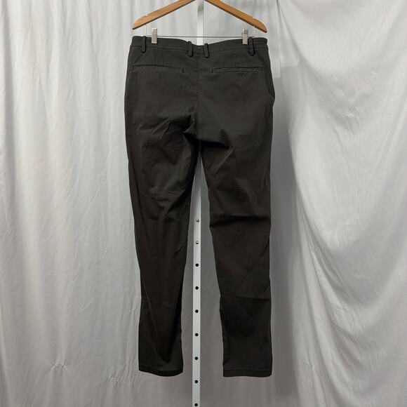 Bird Dogs Pants Mens 36 x 32 Gray Lined Performance Stretch Athletic Chino Golf - Picture 11 of 11